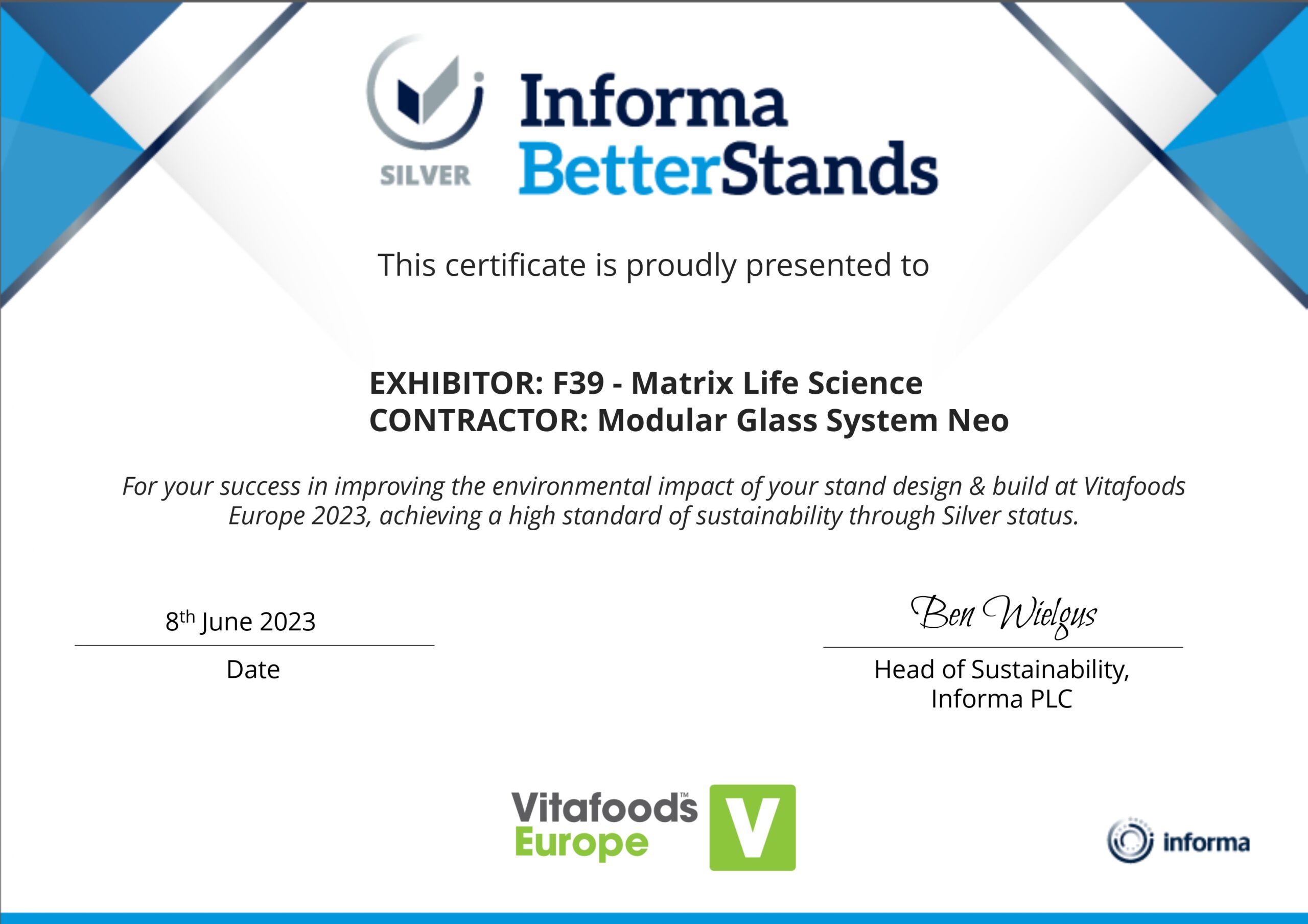 F39 - Matrix Life Science - Vitafoods Europe 2023 Better Stands Report_page-0001