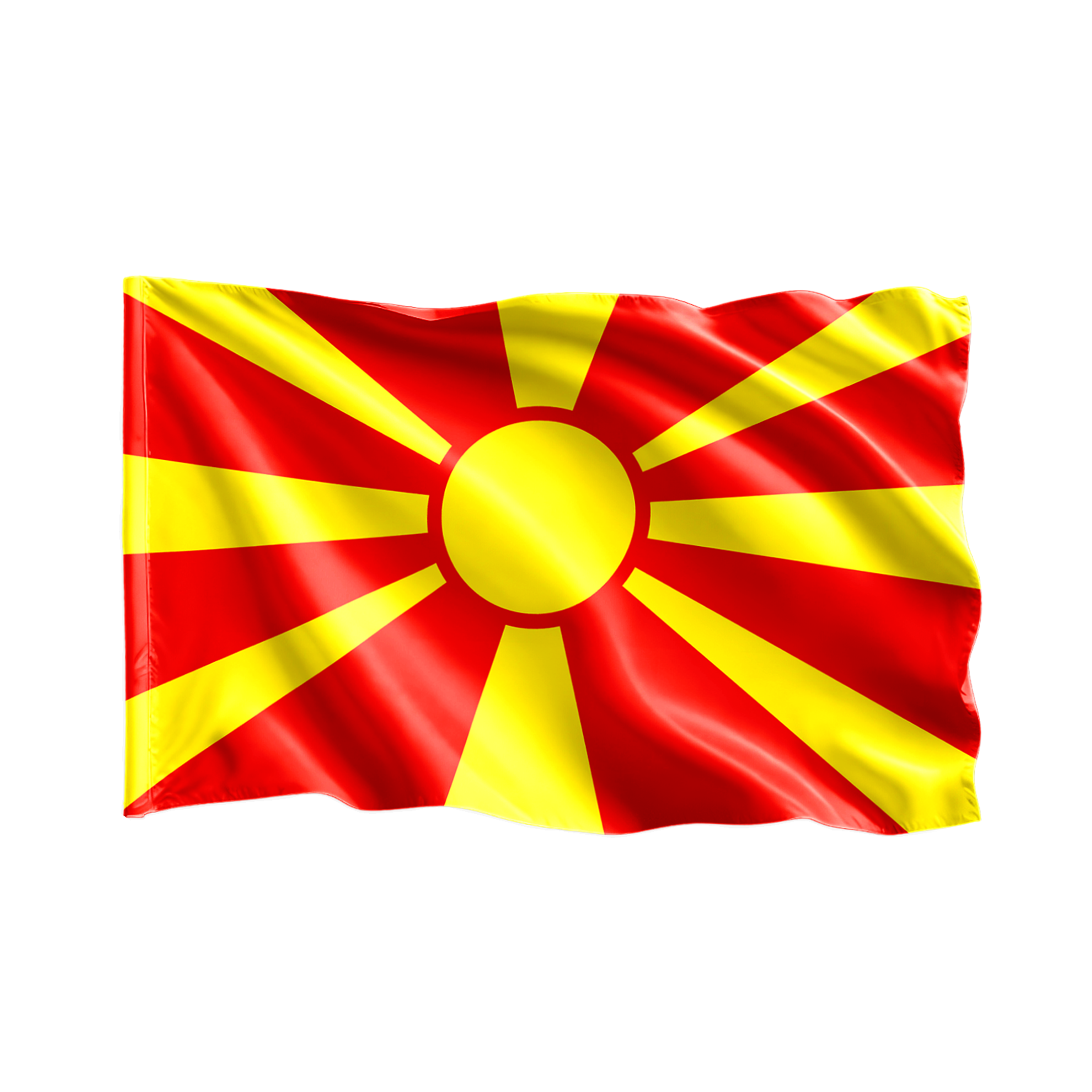 North Macedonia Flag