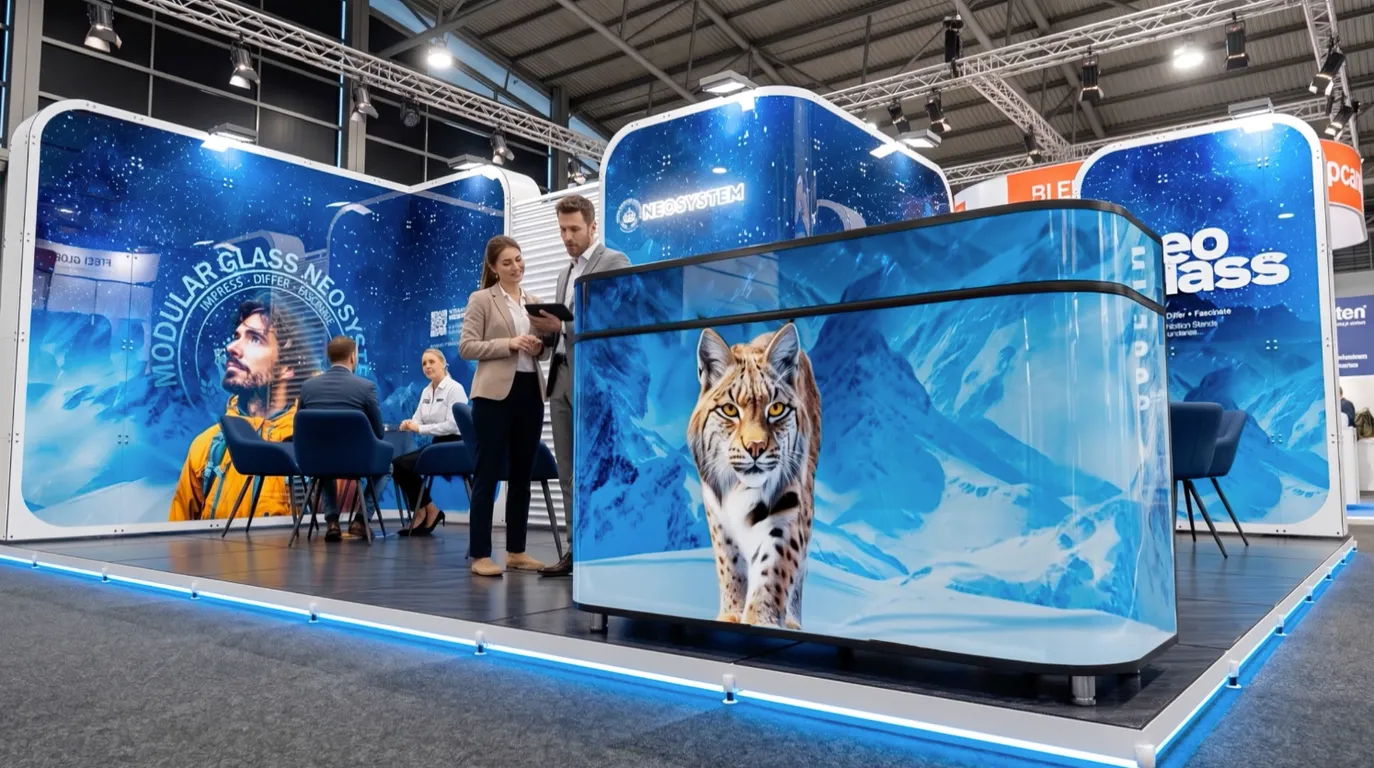 NEU! EMPFANGSTHEKE MIT HIGH-END-LED-BILDSCHIR