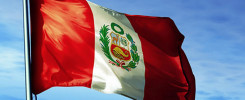 Messestand in Peru